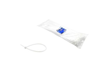 Pásky sťahovacie biele, 400x7.6mm, 50ks - GEKO G17163