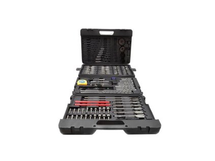 Sada bitov a vrtákov do dreva, kovu a betónu 217ks - GEKO G38113