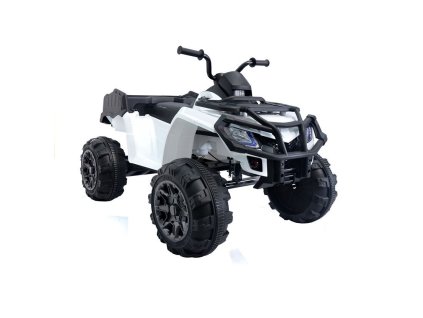 LeanToys Elektrická štvorkolka 24V BDM0909, 2x45W (24V) motor, biele l2499