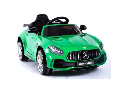 LeanToys l2881 Elektrické autíčko Mercedes-Benz GTR, 12V, 2,4 GHz dialkové ovládanie, otváravé dvere, zelená
