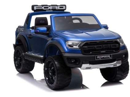 LeanToys L4705 Elektrické autíčko Ford Raptor DK-F150R, 2x45W, 2.4Ghz DO, USB, MP3, mäkké EVA kolesá Modrá