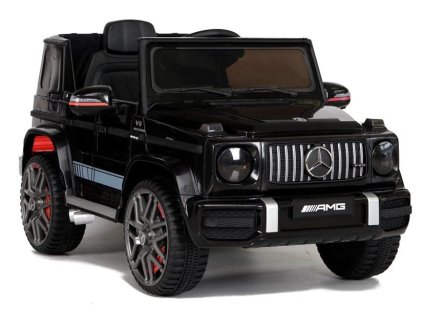 LeanToys L5011 Elektrické autíčko Mercedes G63 BBH-0002 - čierna, 2x45W, mäkké EVA kolesá, predné LED, USB, MP3