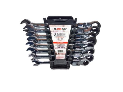 Račňové kľúče kĺbové 8ks 8 - 22mm M58608