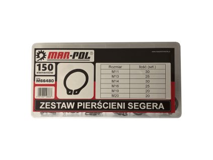 Poistné krúžky 150ks - MAR-POL M66480