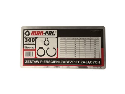 Poistné krúžky 300ks - MAR-POL M66482