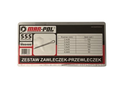 Závlačky 555 ks. M66488 - MAR-POL