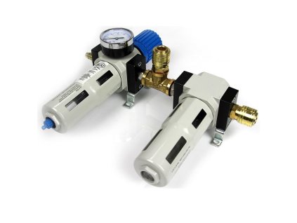 Odkalovač s manometrom, regulátorom a primazávaním 1/4" - BJC M80645