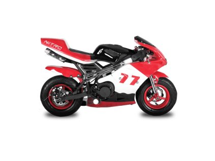Minibike PS77, čierna-červená