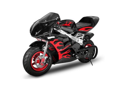 Minibike Flame Edition - čierna-červená