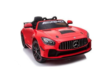 Beneo Elektrické autíčko Mercedes-Benz GT4, 12V, 2,4 GHz dialkové ovládanie, odpruženie, otváravé dvere, EVA kolesá, červená
