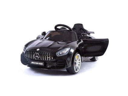 Beneo Elektrické autíčko Mercedes-Benz GTR, 12V, 2,4 GHz dialkové ovládanie, odpruženie, otváravé dvere, čierne