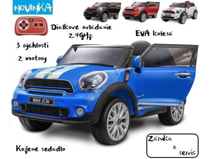 Joko Elektrické autíčko MINI MORIS, 2x 40W, EVA kolesá, modré PA0157 NI