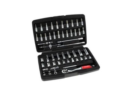 Gola-Sada s nástrčnými kľúčmi 56 dielna 1/4" -  Tvardy T00104