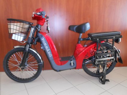 Elektrický bicykel, TORNADO TRD026 48V 250W 22", červená, 2021