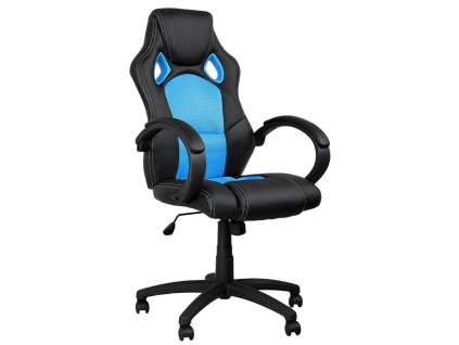 Otočná kancelárska stolička HEIPE RACER LIGHT BLUE
