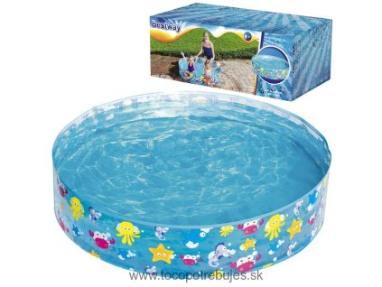 Bestway 55028 Samorozkladací Detský bazén  122 cm x 25 cm
