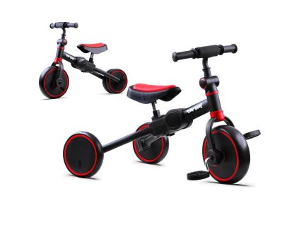 Detské odražadlo Tiny Bike 3v1, červená