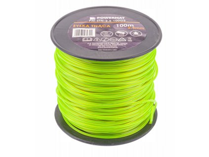 Žacia struna do krovinorezu s jadrom 2.4mm 100m - POWERMAT