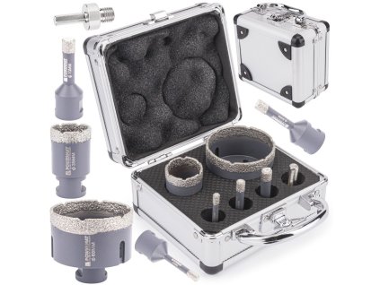 Sada diamantových korunkvých vrtákov PM-ZOD-6T - POWERMAT