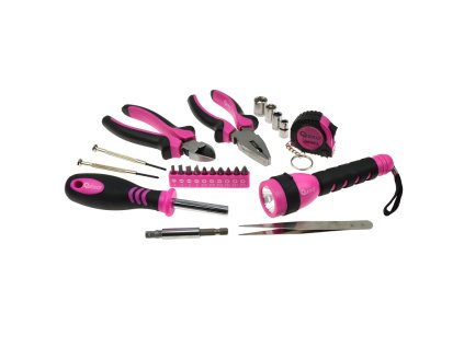 Sada náradia 23ks ružová - GEKO G10107