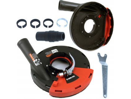 Protiprachový odsávací kryt na uhlovú brúsku 115-125mm MAR-POL M04100