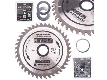 Kotúč na drevo TDD-190x30x60Z - POWERMAT PM0887