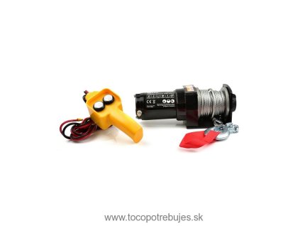 GEKO G81701 Elektrický lanový navijak 12V 2000LB, 907kg