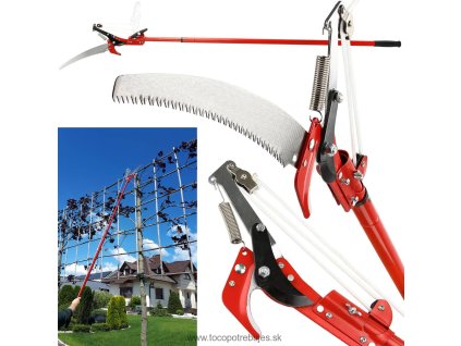 Teleskopická pílka a nožnice na konáre 275cm - MAR-POL M82980