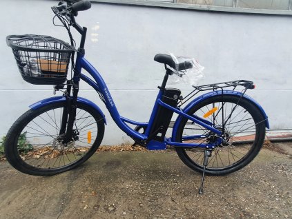 TORNADO TRD010 250W 26", modrá, Lithium, predný košík