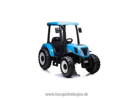 LeanToys Elektrický traktor New Holland A011 24V, modrý