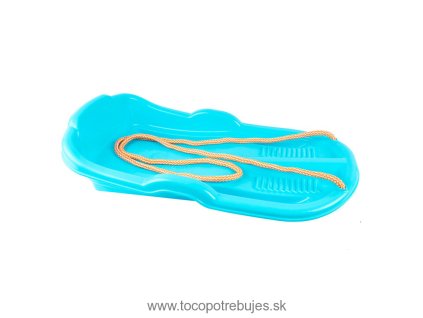 LeanToys Plastové boby s lanom modré
