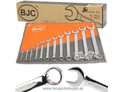 Kľúče očko vidlicové nástenné 12ks 6 - 32mm - BJC M58133