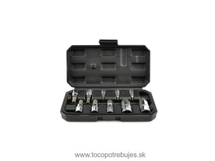 Nástrčné kľúče 1/4 3/8 1/2 M4-M18 10ks - GEKO G13551