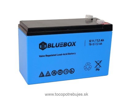 Batéria do elektrického autíčka 12V 7.2Ah - BLUEBOX 15541
