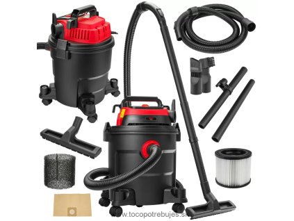 Vysávač na súché a mokré vysávanie 2000W RTODP0043 - RED TECHNIC