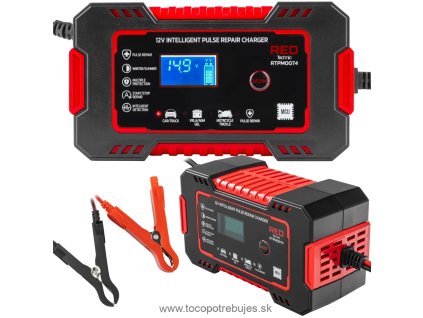 Mikroprocesorový batériový usmerňovač 12V RTPM0074 - RED TECHNIC