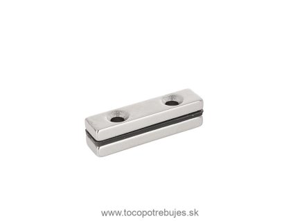 Neodymový magnet 40x10x5mm 2ks - GEKO G02423