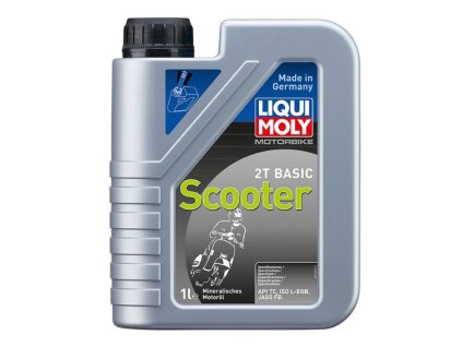 LIQUI MOLY Motorbike 2T Basic Scooter, minerální motorový 2T olej 1 l