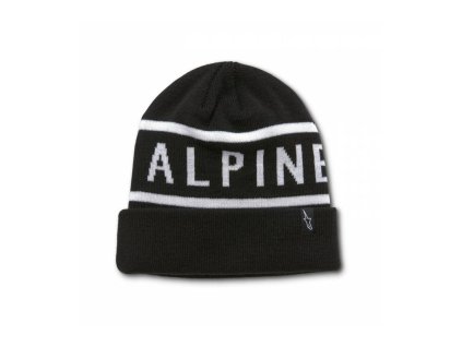 čepice WORDY CUFF BEANIE, ALPINESTARS (černá/bílá)