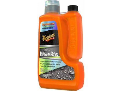 MEGUIARS Soft Wash Gél - autošampón Meguiar's Hybrid Ceramic Wash & Wax - hybridný keramický autošampón, 1 410 ml + 236