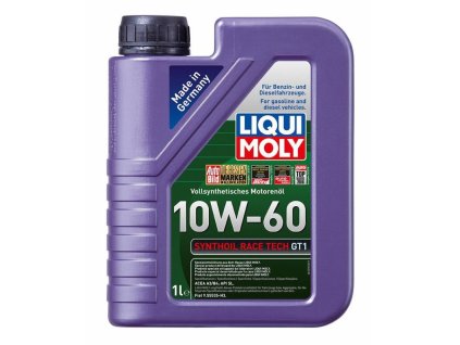 LIQUI MOLY Synthoil, Race Tech GT1 10W60, plně syntetický motorový olej 1L