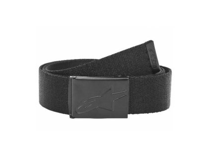 Pásek AGELESS WEB BELT, ALPINESTARS (černý/ černá přezka, textil)