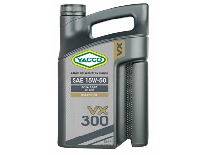Motorový olej YACCO VX 300 15W50, 5 L