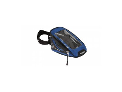Tankbag na motocykel M1R Micro, OXFORD (čierny/modrý, objem 1 l)