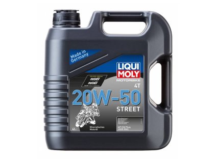 LIQUI MOLY Motorbike 4T 20W50 Street, minerální motorový olej 4 l
