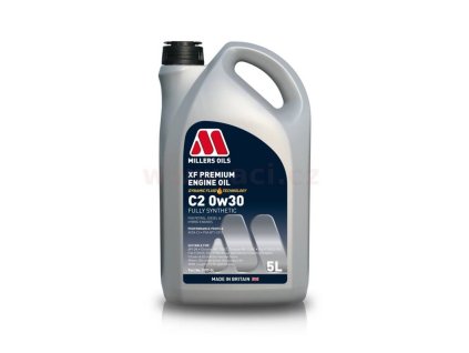 MILLERS OILS XF PREMIUM C2 0w30, plně syntetický, 5 l