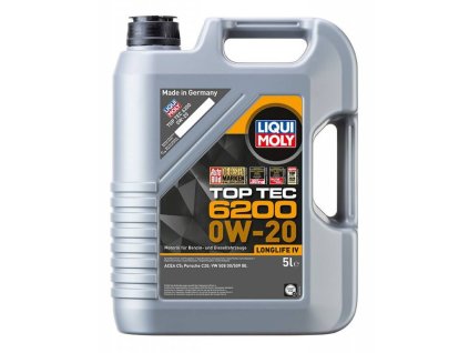 LIQUI MOLY Top Tec 6200 0W-20, syntetický motorový olej 5 l