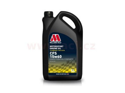 MILLERS OILS CFS 15W60, plně syntetický, triesterová technologie, 5 l