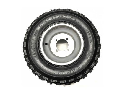Predné koleso kompletné 10x5.50 s pneumatikou21x7-10 (strieborné)