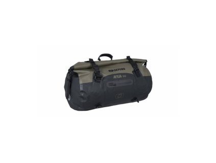 Vodotěsný vak Aqua T-50 Roll Bag, OXFORD (khaki/černý, objem 50 l)